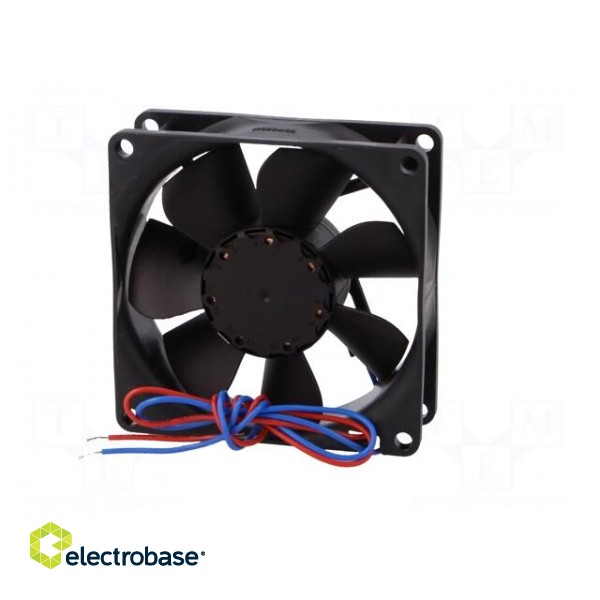 Fan: DC | axial | 80x80x25mm | 58m3/h | 27dBA | ball bearing | 2600rpm paveikslėlis 7