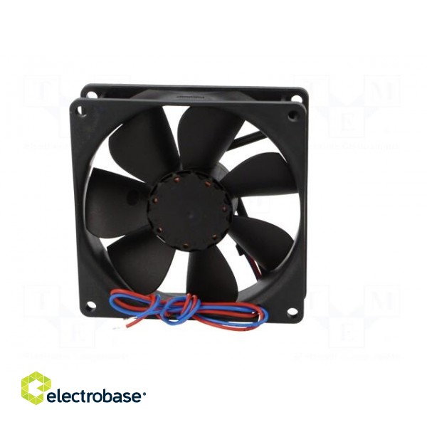 Fan: DC | axial | 24VDC | 92x92x25mm | 102m3/h | 39dBA | slide bearing image 7