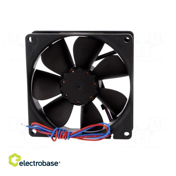 Fan: DC | axial | 24VDC | 92x92x25mm | 84m3/h | 32dBA | ball bearing image 7