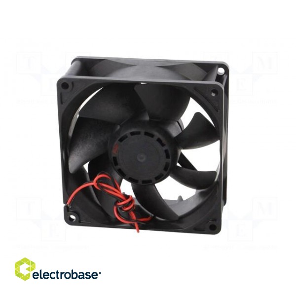 Fan: DC | axial | 24VDC | 92x92x38mm | 152.4m3/h | 43dBA | ball bearing paveikslėlis 7