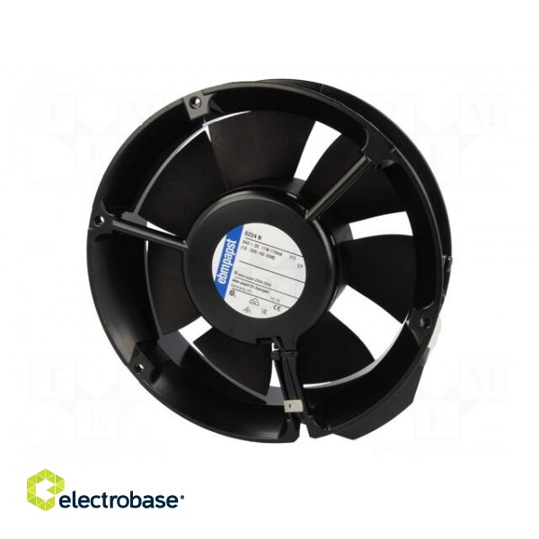 Fan: DC | axial | 24VDC | Ø172x51mm | 410m3/h | 55dBA | ball bearing image 3