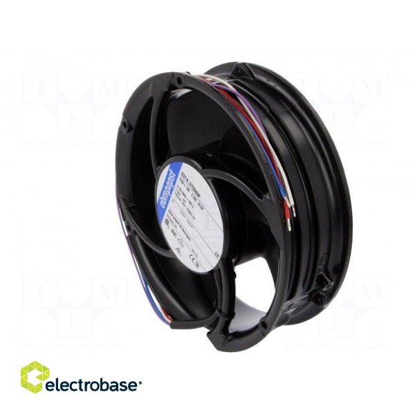 Fan: DC | axial | Ø172x51mm | 702m3/h | 69dBA | ball bearing | 7000rpm image 4