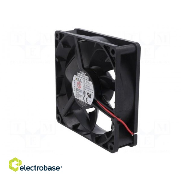 Fan: DC | axial | 92x92x25mm | 74.4m3/h | 30dBA | ball bearing | 2650rpm фото 4