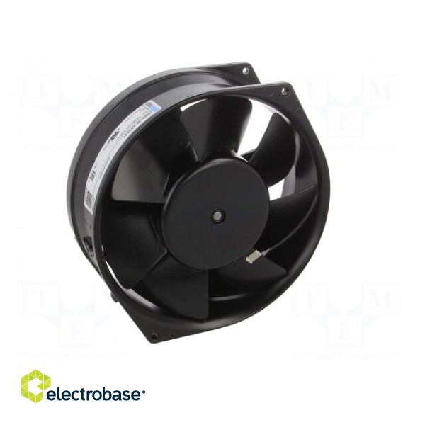 Fan: DC | axial | Ø150x55mm | 400m3/h | ball bearing | 3150rpm | IP20 image 2