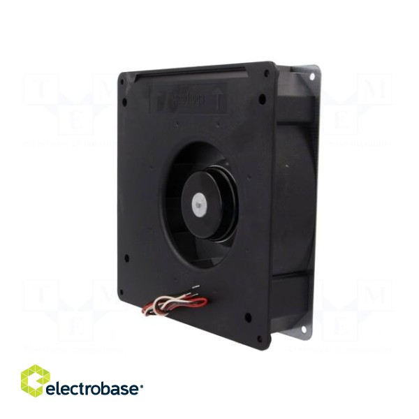 Fan: DC | blower | 180x180x40mm | 86.4m3/h | 58dBA | ball bearing paveikslėlis 8