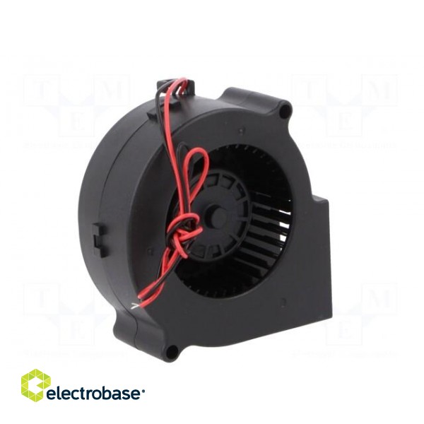 Fan: DC | blower | 24VDC | 75x75x30mm | 18.35m3/h | 32.9dBA | 2400rpm paveikslėlis 6