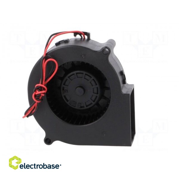 Fan: DC | blower | 24VDC | 75x75x30mm | 18.35m3/h | 32.9dBA | 2400rpm paveikslėlis 7