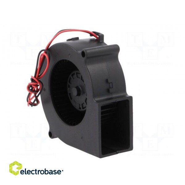 Fan: DC | blower | 24VDC | 75x75x30mm | 18.35m3/h | 32.9dBA | 2400rpm paveikslėlis 8