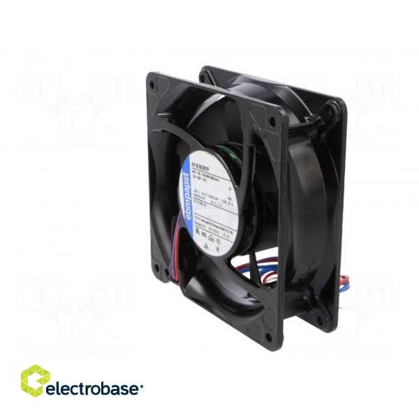 Fan: DC | axial | 48VDC | 119x119x38mm | 494m3/h | 76dBA | ball bearing image 4