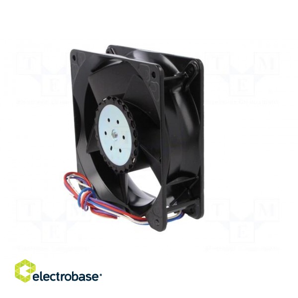 Fan: DC | axial | 48VDC | 119x119x38mm | 494m3/h | 76dBA | ball bearing фото 8