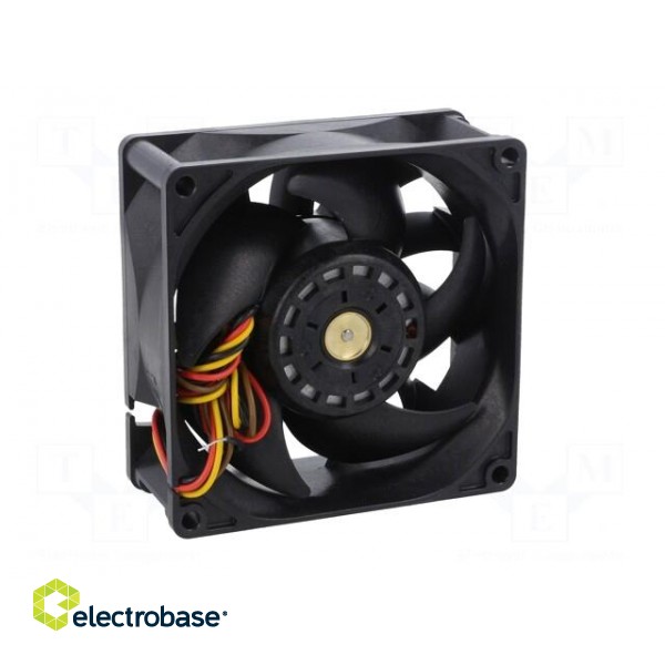 Fan: DC | axial | 48VDC | 92x92x38mm | 240m3/h | 63dBA | ball bearing фото 6