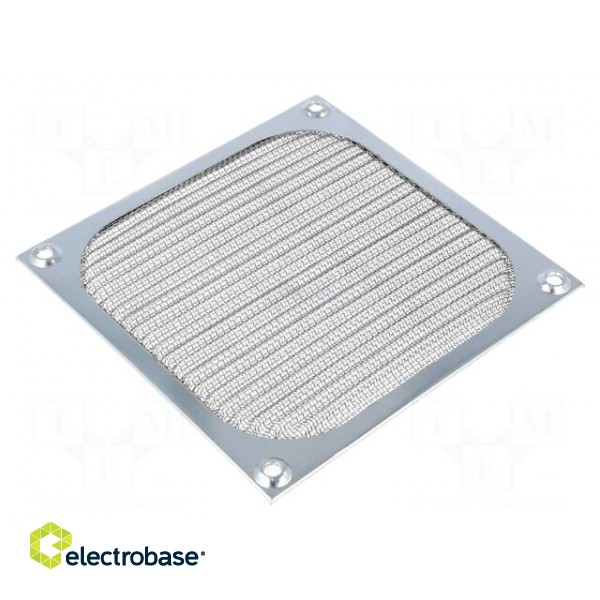 Filter | metal | 120x120mm | screw | with EMI shielding | A: 118.87mm