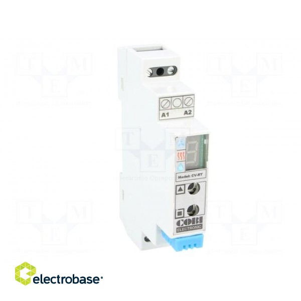 Electronic hygrotherm | Temp: -25÷70°C | 24÷230VDC | 24÷230VAC | IP20 image 9