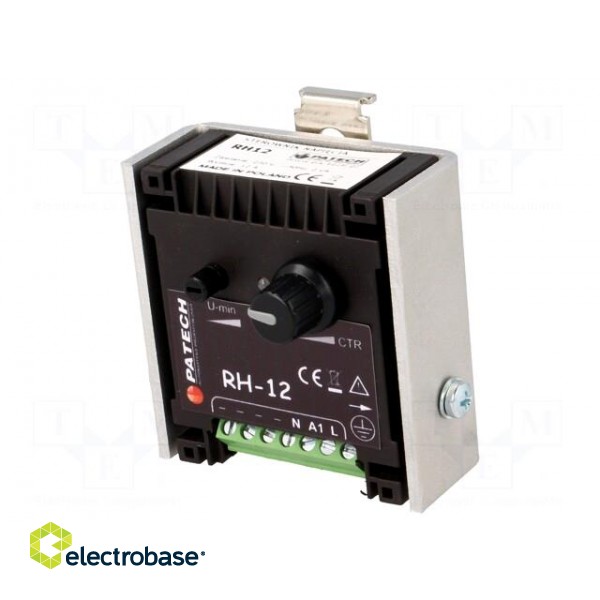 Voltage regulator | 195÷253VAC | for DIN rail mounting | IP20 | 12A image 1