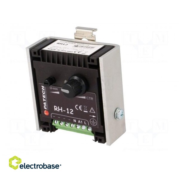 Voltage regulator | 195÷253VAC | DIN | IP20 | 72x57x91mm | 12A фото 2