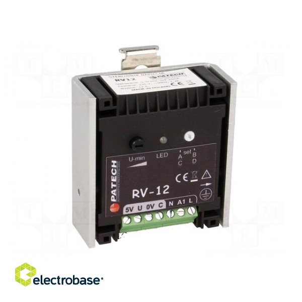 Voltage regulator | 195÷253VAC | DIN | IP20 | 72x57x91mm | 12A image 9