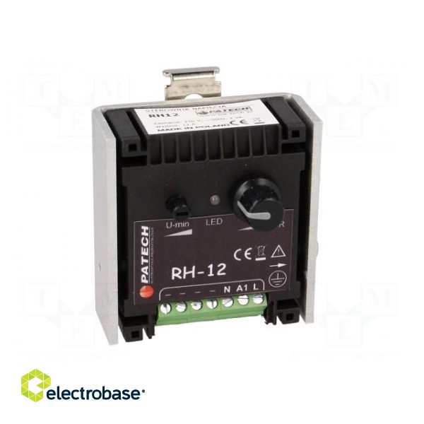 Voltage regulator | 195÷253VAC | DIN | IP20 | 72x57x91mm | 12A paveikslėlis 9