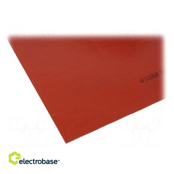 Heating mat | silicone | 600x480mm | 230V | 800W | thermostat image 1
