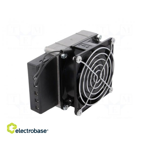 Blower heater | 100W | IP20 | for DIN rail mounting | 80x112x47mm фото 4