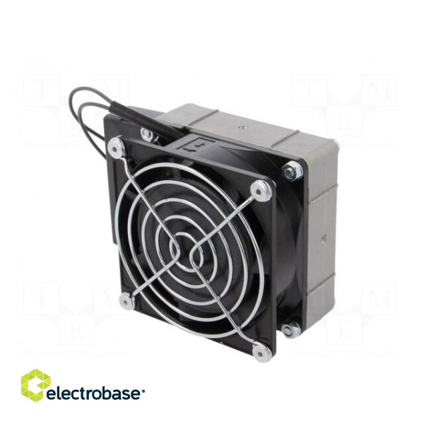 Blower heater | 100W | IP20 | for DIN rail mounting | 80x112x47mm фото 6