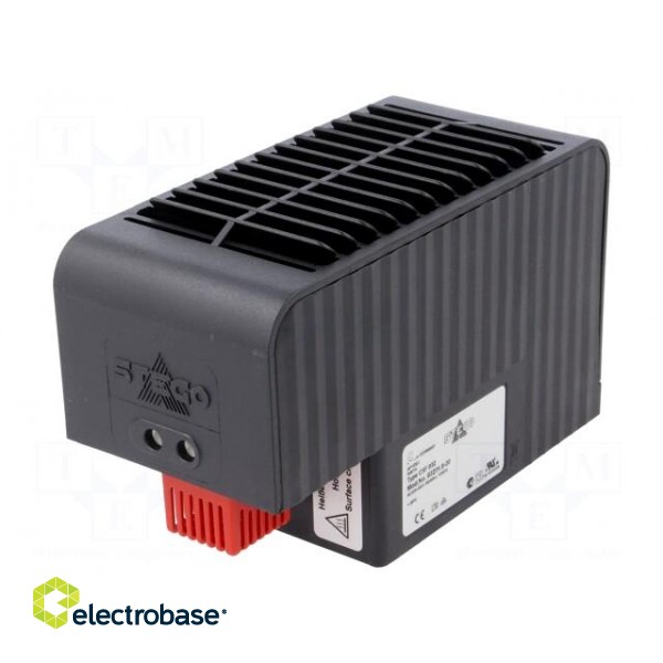 Blower | heating | 1kW | 230VAC | IP20 | for DIN rail mounting | 63m3/h image 1