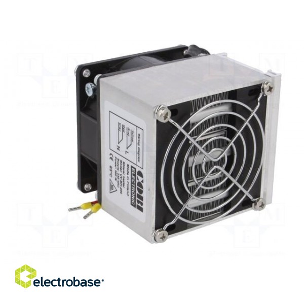 Blower heater | 200W | IP20 | for DIN rail mounting | 230VAC image 6