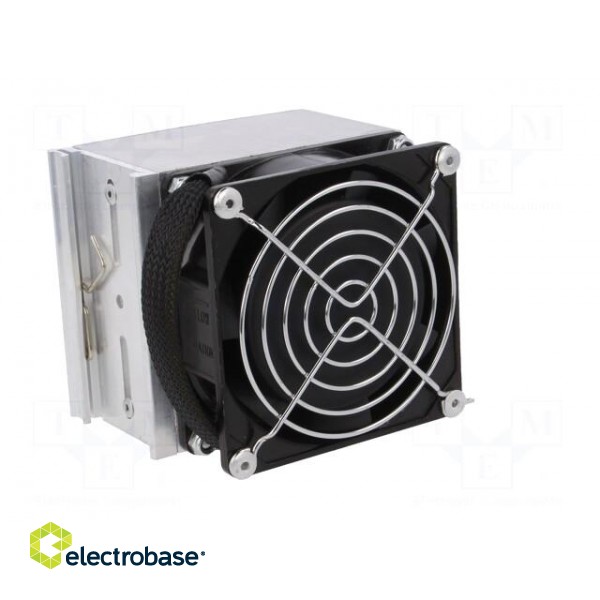 Blower heater | 200W | IP20 | for DIN rail mounting | 230VAC image 2