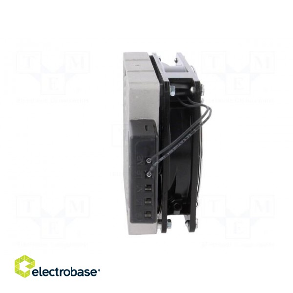 Blower heater | 200W | IP20 | for DIN rail mounting | 119x151x47mm image 3