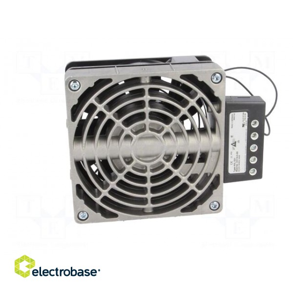 Blower heater | 300W | IP20 | for DIN rail mounting | 119x151x47mm image 9
