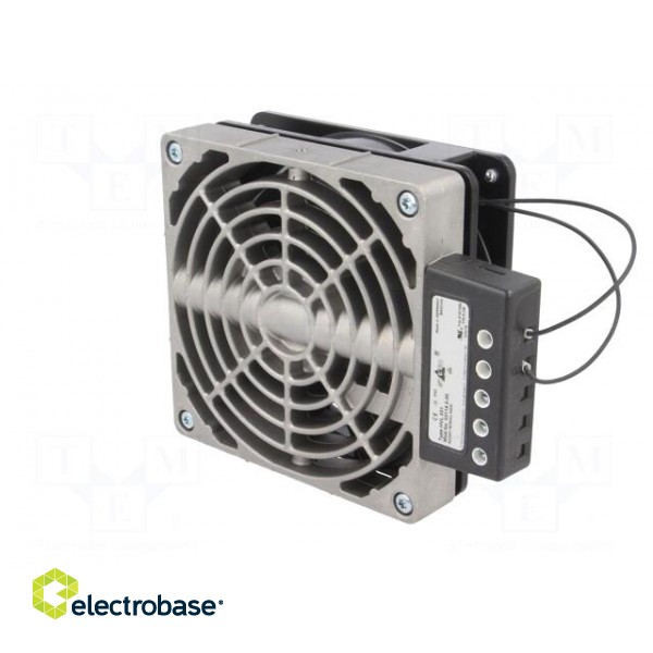 Blower heater | 300W | IP20 | for DIN rail mounting | 119x151x47mm image 2