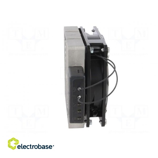 Blower heater | 300W | IP20 | for DIN rail mounting | 119x151x47mm image 3