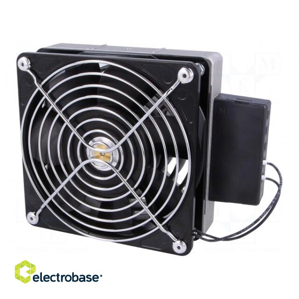 Blower heater | 400W | IP20 | for DIN rail mounting | 119x151x47mm paveikslėlis 1