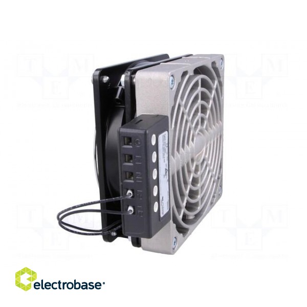 Blower heater | 400W | IP20 | for DIN rail mounting | 119x151x47mm paveikslėlis 4