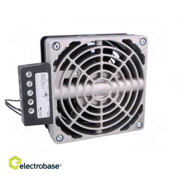 Blower heater | 400W | IP20 | for DIN rail mounting | 119x151x47mm paveikslėlis 5