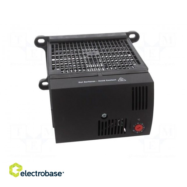 Blower heater | 950W | IP20 | DIN,M6 screw | 182x168x99mm | 230V paveikslėlis 9
