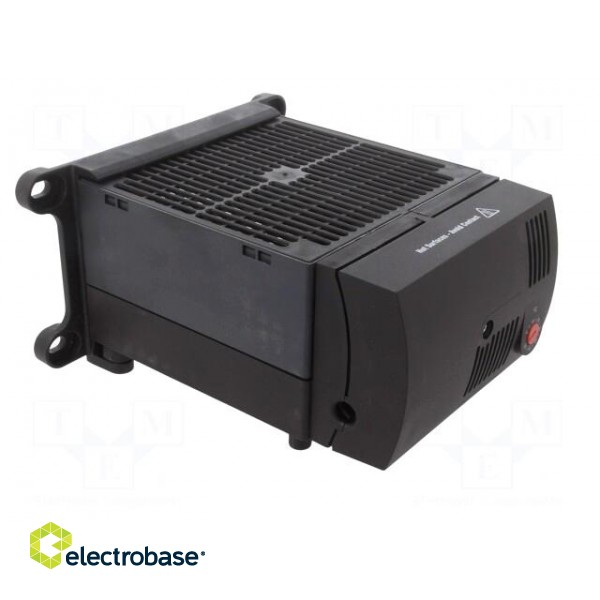 Blower heater | 950W | IP20 | DIN,M6 screw | 182x168x99mm | 230V фото 8