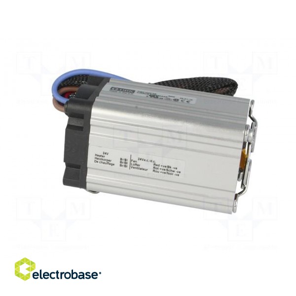 Blower heater | CIRRUS 40/1 | 60W | 24VAC | 24VDC | IP20 | 42x42x72mm image 3