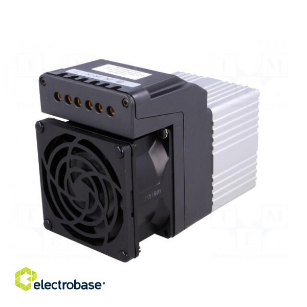 Blower heater | CIRRUS 80 | 300÷600W | 230VAC | IP20 | 82x82x110mm paveikslėlis 6