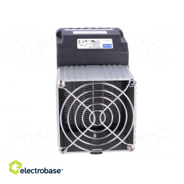 Blower heater | CIRRUS 80 | 300÷600W | 230VAC | IP20 | 82x82x110mm paveikslėlis 9