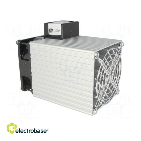 Blower heater | 250W | IP20 | DIN EN50022 35mm | 112x82x135mm | 230V paveikslėlis 4