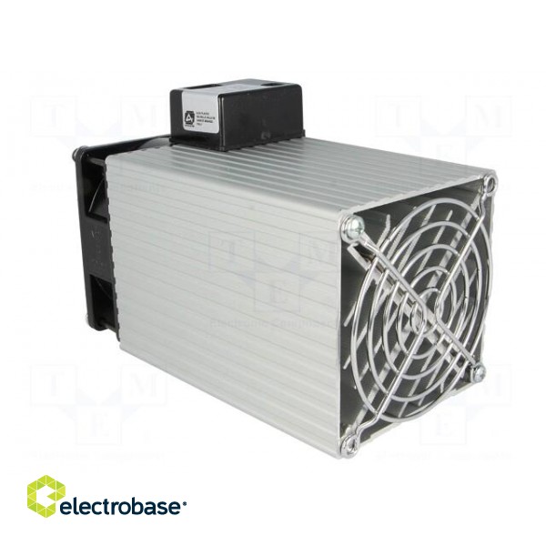Blower heater | 500W | IP20 | DIN EN50022 35mm | 112x82x165mm | 230V paveikslėlis 4