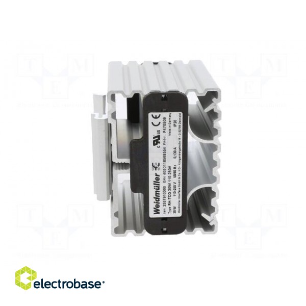 Heater | heatsink | 30W | 110÷250V | IP20 | for DIN rail mounting image 9