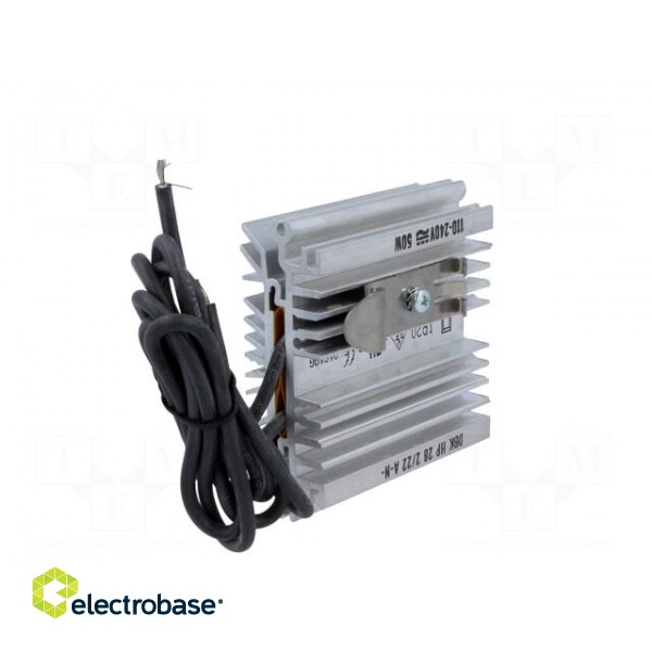 Radiator heater | NIMBUS D65 | 50W | IP20 | DIN EN50022 35mm | 240V image 6