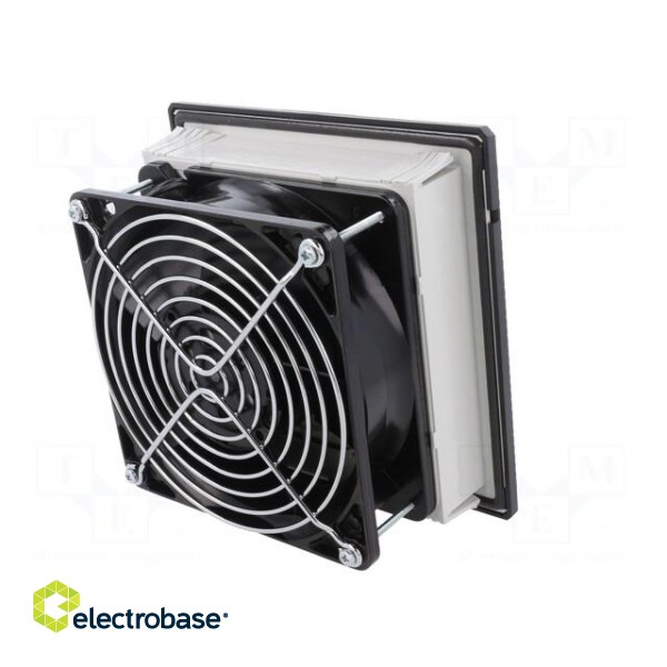 Fan: AC | axial | 230VAC | 64m3/h | 44dBA | IP55 | 145x75x145mm | black paveikslėlis 7