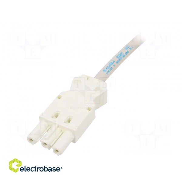 Power cable | 121/122 | female | white | 4m | 3x1.5mm2