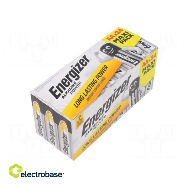Battery: alkaline | 1.5V | AA | non-rechargeable | 24pcs | Base