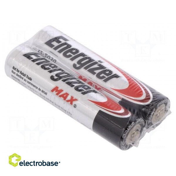 Battery: alkaline | 1.5V | AAA | MAX | Batt.no: 2 | non-rechargeable