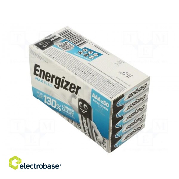 Battery: alkaline | 1.5V | AAA | non-rechargeable | 50pcs | MAX