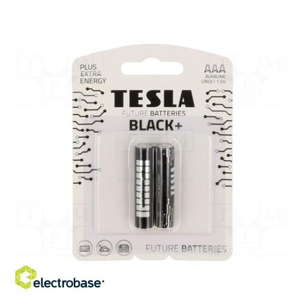 Battery: alkaline | 1.5V | AAA | non-rechargeable | Ø10.5x44.5mm