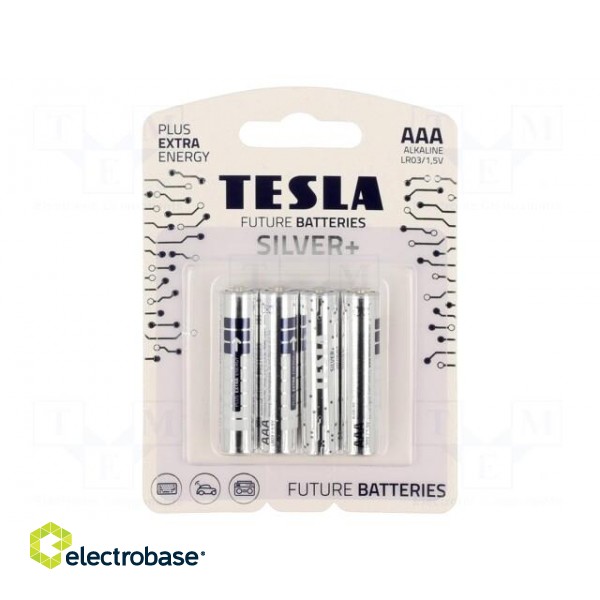 Battery: alkaline | 1.5V | AAA | non-rechargeable | Ø10.5x44.5mm